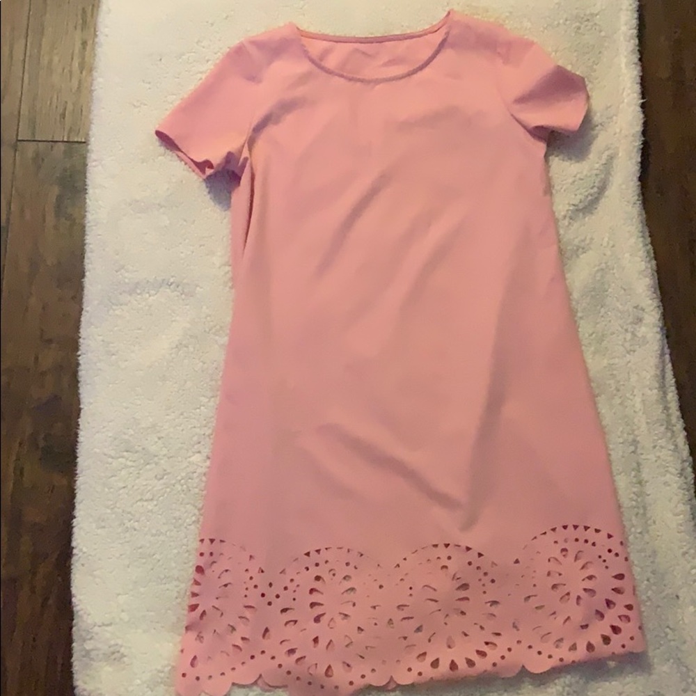 Pink Detailed Dress